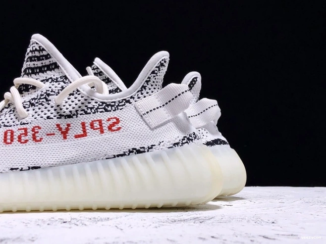 Yeezy Zebra CP9654 White Black 350 Boost V2 Adidas 0810